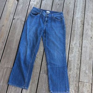 L.l. bean blue denim jeans favorite fit